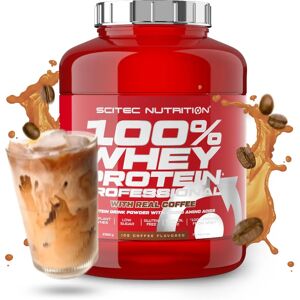 Scitec Nutrition 100% WHEY PROTEIN PROFESSIONAL - Pot de 2,35kg - Café glacé - Publicité Scitec Nutrition 100% WHEY PROTEIN PROFESSIONAL - Pot de 2,35kg - Café glacé - Publicité