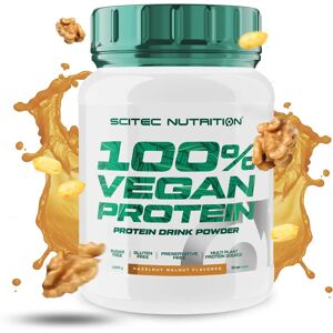 SciTec 100% Vegansk Protein - Lískový a Vlašský Ořech - 1000g SciTec 100% Vegansk Protein - Lískový a Vlašský Ořech - 1000g