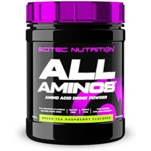 SciTec All Aminos - Thé Vert Framboise - 340g - Complément d'Acides Aminés - Publicité SciTec All Aminos - Thé Vert Framboise - 340g - Complément d'Acides Aminés - Publicité