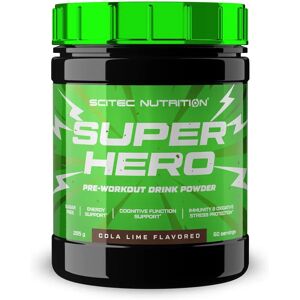 Scitec Nutrition Superhero Cola-Lime 285g - Pré-entraînement en poudre - Publicité Scitec Nutrition Superhero Cola-Lime 285g - Pré-entraînement en poudre - Publicité