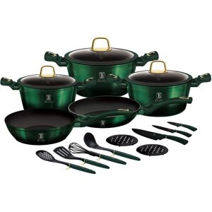 Berlinger Haus Emerald 17 Pcs Cookware Set Berlinger Haus Emerald 17 Pcs Cookware Set