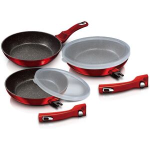 Juego de utensilios de cocina Burgundy Metallic de Berlingerhaus con 5 sartenes Juego de utensilios de cocina Burgundy Metallic de Berlingerhaus con 5 sartenes