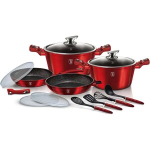 Juego de utensilios de cocina Berlingerhaus Burgundy Metallic 13 Piezas Juego de utensilios de cocina Berlingerhaus Burgundy Metallic 13 Piezas
