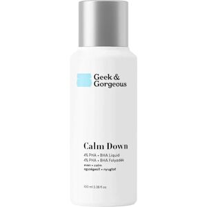 Geek & Gorgeous Calm Down 4% PHA + BHA Liquid - Liquid Exfoliant for Sensitive Skin Geek & Gorgeous Calm Down 4% PHA + BHA Liquid - Liquid Exfoliant for Sensitive Skin