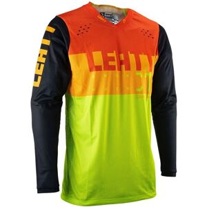 Leatt 4.5 Lite Motocross Jersey - Groen Oranje - Sportkleding Leatt 4.5 Lite Motocross Jersey - Groen Oranje - Sportkleding