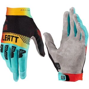 Leatt 2.5 X-Flow Contrast Motocross Gloves - Unisex Black Blue Yellow XL Leatt 2.5 X-Flow Contrast Motocross Gloves - Unisex Black Blue Yellow XL