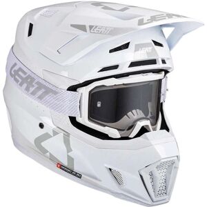 Casco Impatto Assorbente Bianco Leatt con Estensione Visiera - Casco Casco Impatto Assorbente Bianco Leatt con Estensione Visiera - Casco