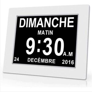 SNQ - 7-inch Calendar Clock - Medication Reminder SNQ - 7-inch Calendar Clock - Medication Reminder
