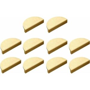 SNQ - 10-piece crescent handles - 100 mm - brushed brass - cabinet handle SNQ - 10-piece crescent handles - 100 mm - brushed brass - cabinet handle