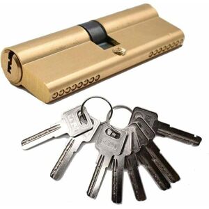 SNQ - 42,5/42,5 (85 mm) - 8 keys - Brass - Security cylinder SNQ - 42,5/42,5 (85 mm) - 8 keys - Brass - Security cylinder