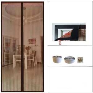 SNQ Porta con zanzariera magnetica 80x210 brown - Door SNQ Porta con zanzariera magnetica 80x210 brown - Door