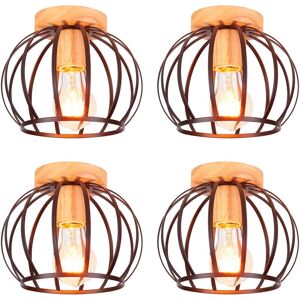 AXHUP 4 Luci Vintage Industriale Lampada da Soffitto AXHUP 4 Luci Vintage Industriale Lampada da Soffitto