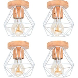 AXHUP 4-Pack Vintage Industrial Ceiling Lamp - Ceiling Light Fixture AXHUP 4-Pack Vintage Industrial Ceiling Lamp - Ceiling Light Fixture