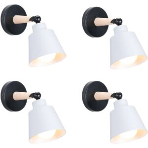AXHUP 4X Lámpara de Pared Vintage Retro Industrial E27 Luz Decorativa AXHUP 4X Lámpara de Pared Vintage Retro Industrial E27 Luz Decorativa