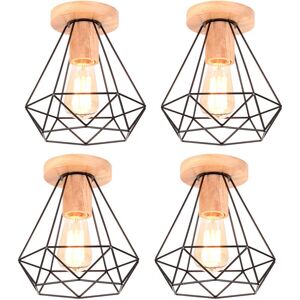 AXHUP Model - Industrial Diamond Ceiling Lamp - Black AXHUP Model - Industrial Diamond Ceiling Lamp - Black