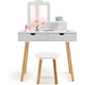 Casart - 2-in-1 Vanity Table Chair - Mirror Casart - 2-in-1 Vanity Table Chair - Mirror