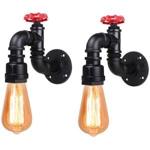 Axhup Model: Vintage Pipe Wall Light - Industrial Style Decor Axhup Model: Vintage Pipe Wall Light - Industrial Style Decor