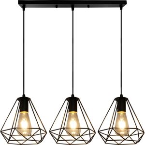 AXHUP Pendant Lamp - 3 Light Industrial Metal Fixture - Ø20cm AXHUP Pendant Lamp - 3 Light Industrial Metal Fixture - Ø20cm