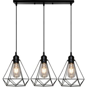 AXHUP Lámpara Colgante Retro Industrial - 3 Luces AXHUP Lámpara Colgante Retro Industrial - 3 Luces