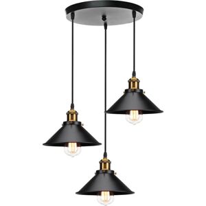 AXHUP Vintage Industrial Pendant Lamp - 3 Lights AXHUP Vintage Industrial Pendant Lamp - 3 Lights