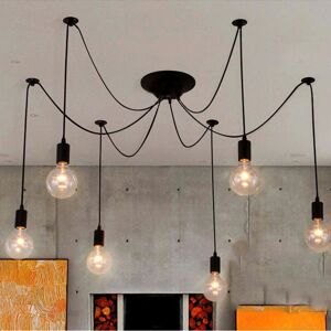 AXHUP - Vintage Spider - Negro - 150 cm - Lámpara de techo AXHUP - Vintage Spider - Negro - 150 cm - Lámpara de techo