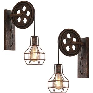 Hugo - Industrial Vintage Wall Lamp - E27 - Retro Style Hugo - Industrial Vintage Wall Lamp - E27 - Retro Style