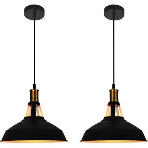 Hanging Vintage Industrial Pendant Light - E27 - 27cm Hanging Vintage Industrial Pendant Light - E27 - 27cm