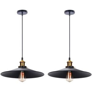 AXHUP 2X Vintage Retro Pendant Light - Pendant Light AXHUP 2X Vintage Retro Pendant Light - Pendant Light