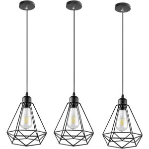 AXHUP 3x Lámpara Vintage Industrial Colgante AXHUP 3x Lámpara Vintage Industrial Colgante