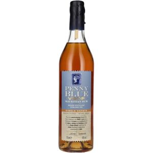 Rhum Mauricien Penny Blue - Single Estate, 40% Vol, 0,7l - Publicité Rhum Mauricien Penny Blue - Single Estate, 40% Vol, 0,7l - Publicité