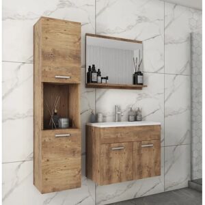 Conjunto de baño MUEBLES SLAVIC Montreal - Baño pequeño con lavabo Conjunto de baño MUEBLES SLAVIC Montreal - Baño pequeño con lavabo