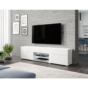 BRATEX - Carrera - Blanco brillo - 180 cm - TV stand BRATEX - Carrera - Blanco brillo - 180 cm - TV stand