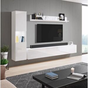 BRATEX - PARIS - White - Gloss - Muebles de salón BRATEX - PARIS - White - Gloss - Muebles de salón