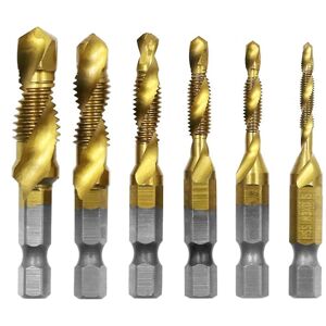 GreenZech Drill Bit Set - M3-M10 Hex Shank 6pcs GreenZech Drill Bit Set - M3-M10 Hex Shank 6pcs