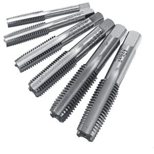 GreenZech M12 Screw Tap Kit - High-Speed Steel, 3 Pieces GreenZech M12 Screw Tap Kit - High-Speed Steel, 3 Pieces