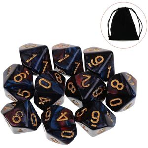 GreenZech D10 Polyhedral Dice - Table Games Accessories GreenZech D10 Polyhedral Dice - Table Games Accessories
