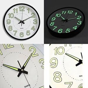GreenZech 12" Green Luminous Wall Clock - Wall Clock GreenZech 12" Green Luminous Wall Clock - Wall Clock