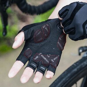 GreenZech Cycling Gloves - Shockproof Windproof Half Finger MTB Road Winter GreenZech Cycling Gloves - Shockproof Windproof Half Finger MTB Road Winter