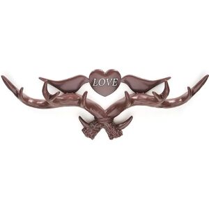 GreenZech GreenZech Vintage Deer Antler Wall Hanger Coat Hook Hat Rack Black GreenZech GreenZech Vintage Deer Antler Wall Hanger Coat Hook Hat Rack Black