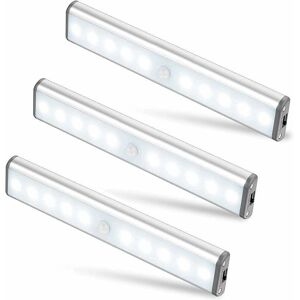 AIPERQ Ymyny 10 LED USB recargables sensor de movimiento luces LED AIPERQ Ymyny 10 LED USB recargables sensor de movimiento luces LED