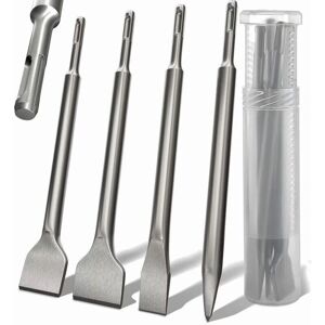 SNQ - SDS-Plus 4pc - Round handle - 142 x 250 - Chisel Set SNQ - SDS-Plus 4pc - Round handle - 142 x 250 - Chisel Set