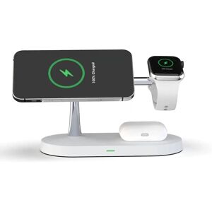 Tech-Protect A12 3-i-1 Trådløs Lader - Hvit Tech-Protect A12 3-i-1 Trådløs Lader - Hvit