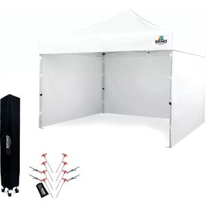 BRIMO - Gazebo 3x3m - Λευκό - Σύστημα 3 τοίχων - Gazebo BRIMO - Gazebo 3x3m - Λευκό - Σύστημα 3 τοίχων - Gazebo