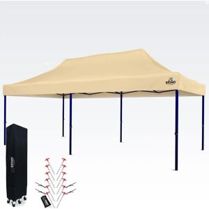 BRIMO - Gazebo 3x6m - Μπεζ - 12 βίδες που στηρίζουν - Gazebo BRIMO - Gazebo 3x6m - Μπεζ - 12 βίδες που στηρίζουν - Gazebo