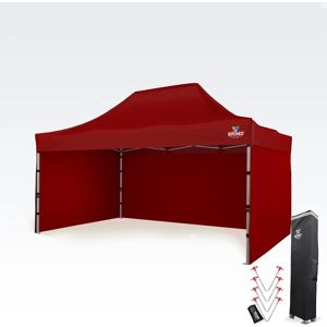 BRIMO - Hexagon Premium - 3x4.5m - Rot - Gazebo BRIMO - Hexagon Premium - 3x4.5m - Rot - Gazebo