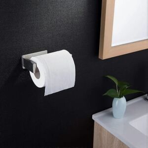 Soporte de papel higiénico de acero inoxidable - Cepillado - Sin taladro - Diseño moderno Soporte de papel higiénico de acero inoxidable - Cepillado - Sin taladro - Diseño moderno