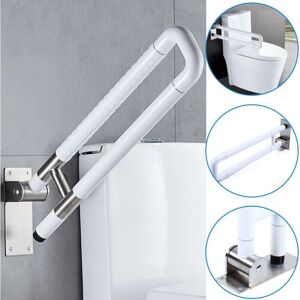 Ymyny - Crediri - 60 cm - plegable - pasamanos de inodoro Ymyny - Crediri - 60 cm - plegable - pasamanos de inodoro