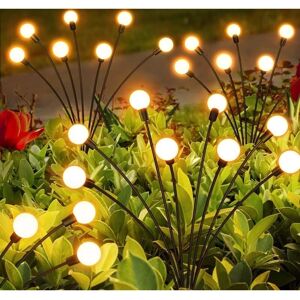 YMYNY - Crediri Firefly - 10 LED - Blanco cálido - Solar Lights YMYNY - Crediri Firefly - 10 LED - Blanco cálido - Solar Lights