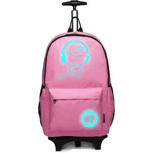 BigBuy Sac à Dos Scolaire - Rose - Sac à Dos avec Roues - Publicité BigBuy Sac à Dos Scolaire - Rose - Sac à Dos avec Roues - Publicité