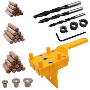 SNQ - 41-piece dowel kit - 6/8/10 mm - ABS + alloy - drill guide kit SNQ - 41-piece dowel kit - 6/8/10 mm - ABS + alloy - drill guide kit